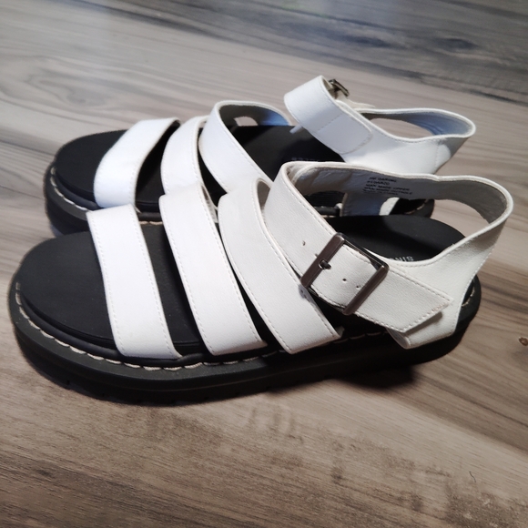 SINCERELY JULES Daring Chunky Lug Sole Vegan Flatforms Sandals Size 7 - Picture 5 of 5